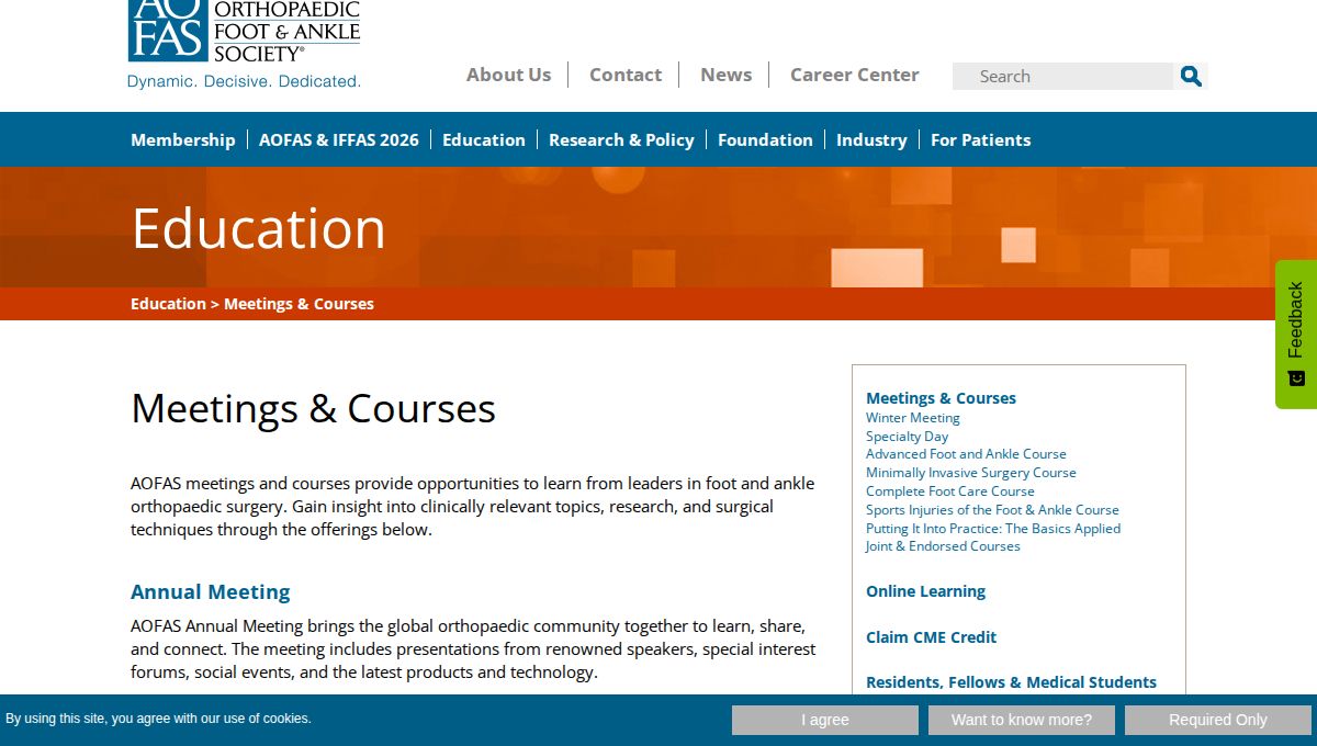 AOFAS Sports Injuries of the Foot & Ankle Course – Naples