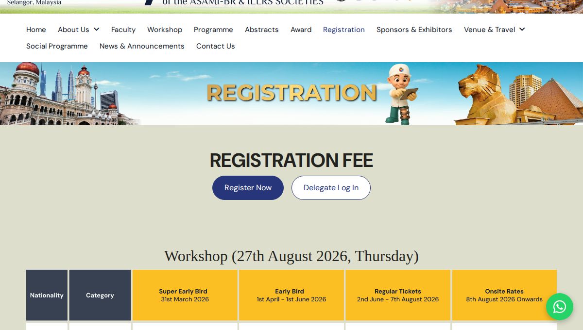7th World Congress of the ASAMI-BR & ILLRS Societies Workshop