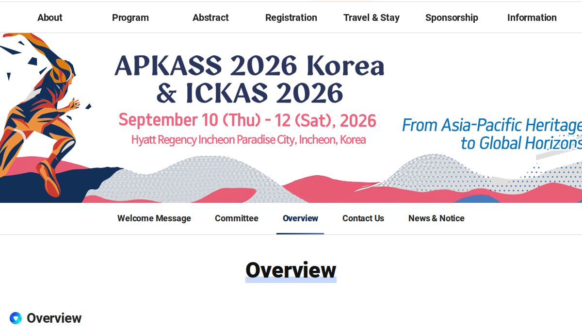 APKASS 2026 Korea & ICKAS 2026