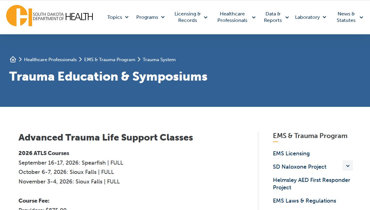 Sanford Health Annual Trauma Symposium 2026