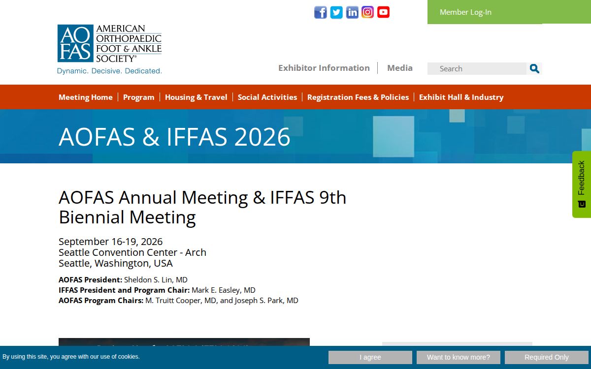 AOFAS Annual Meeting 2027