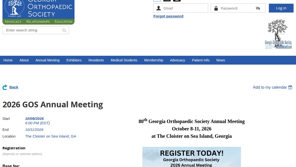 80th Georgia Orthopaedic Society Annual Meeting
