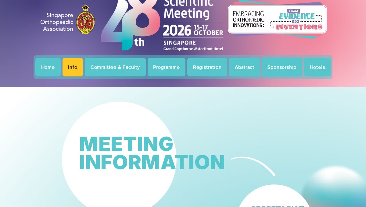 SOA 48th Annual Scientific Meeting