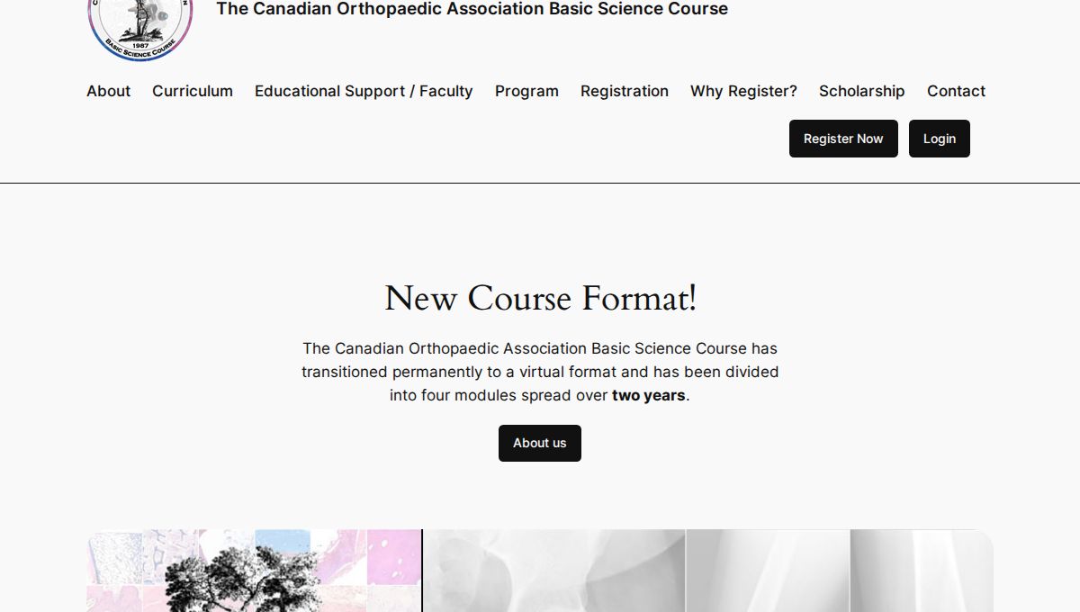 Canadian Orthopaedic Association Basic Science Course - Module 4 Neoplasia/Tumour
