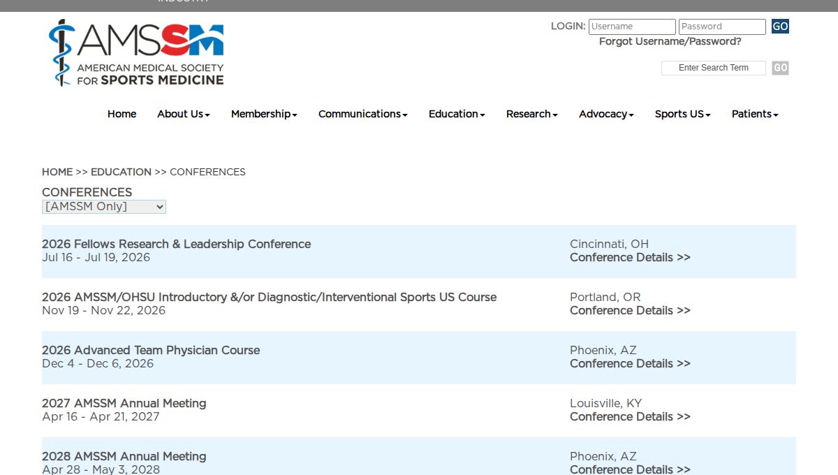 2026 AMSSM/OHSU Introductory &/or Diagnostic/Interventional Sports Ultrasound Course