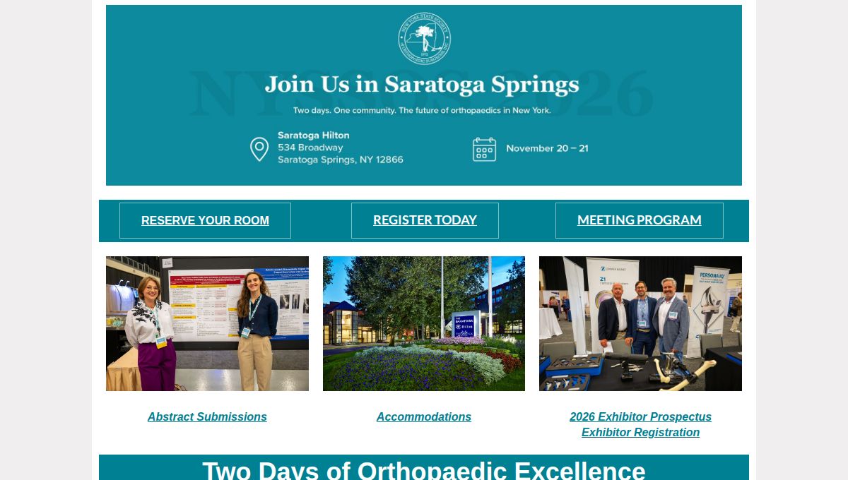 2026 NYSSOS Annual Meeting