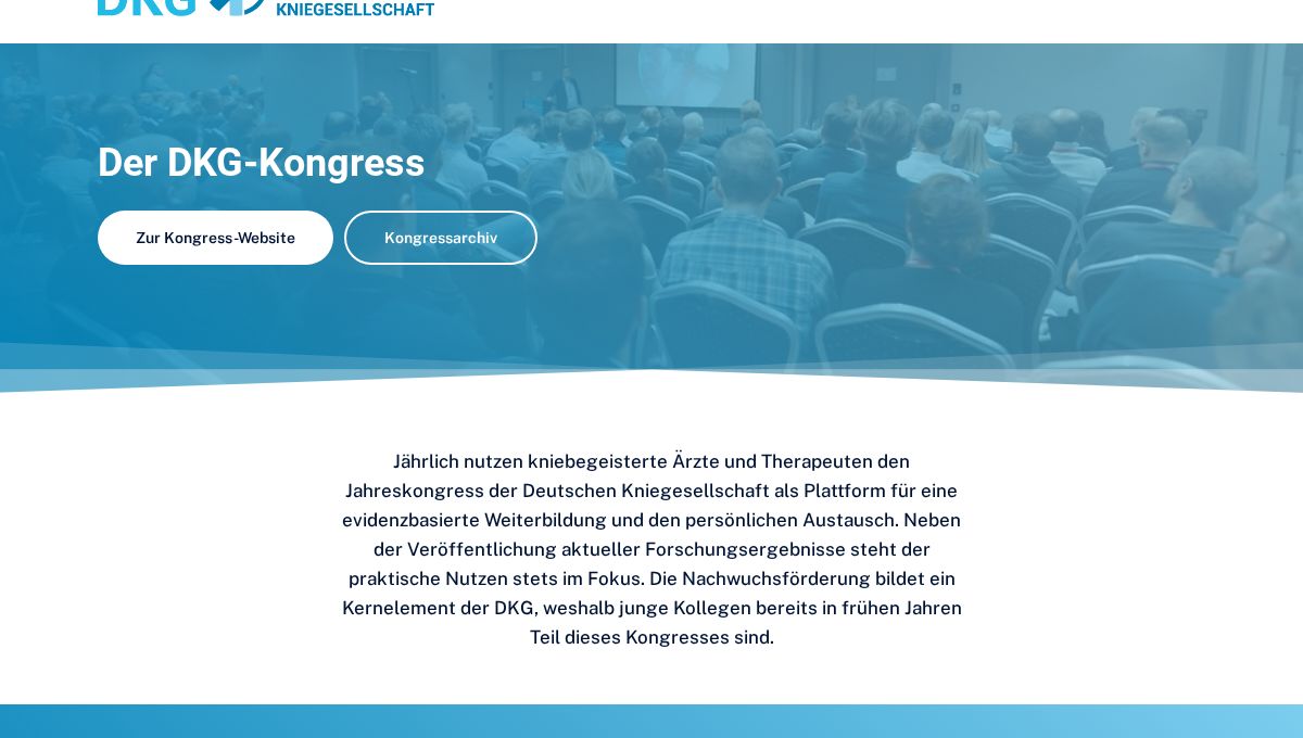15. Jahreskongress der Deutschen Kniegesellschaft