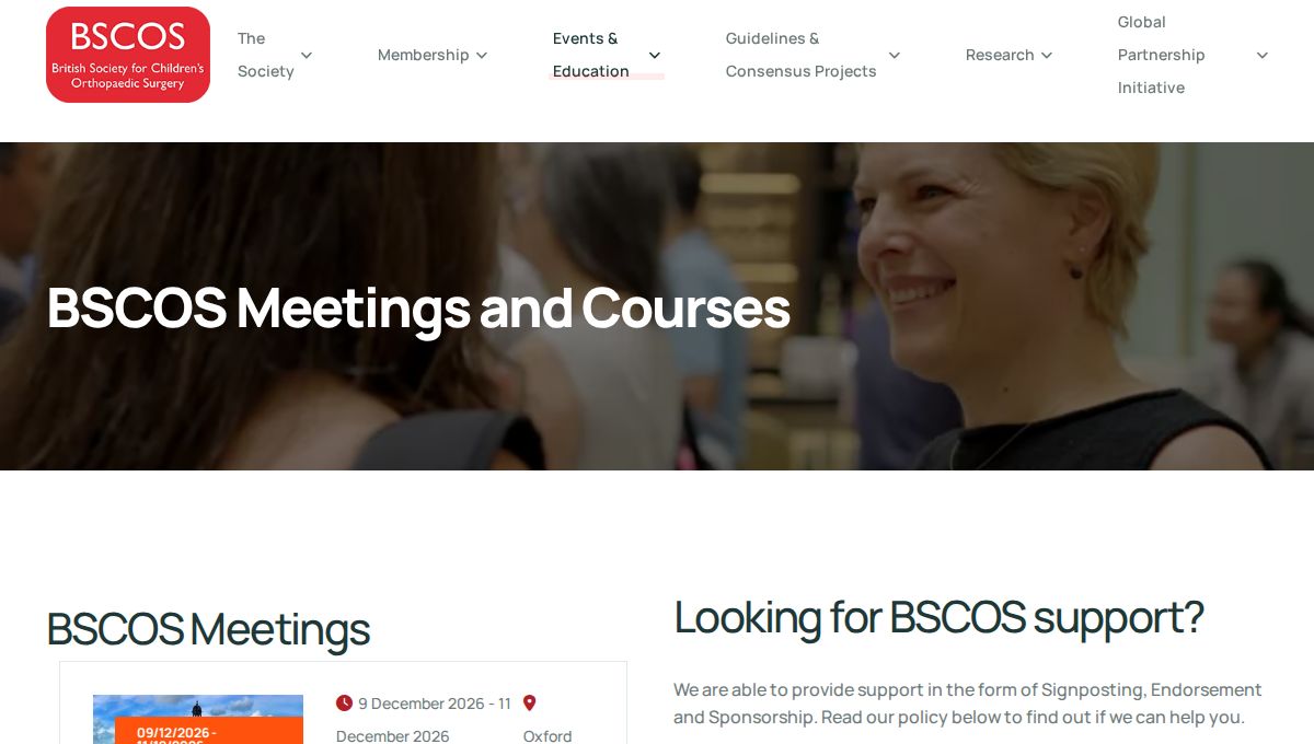 BSCOS Meeting / International Kids Knee Conference