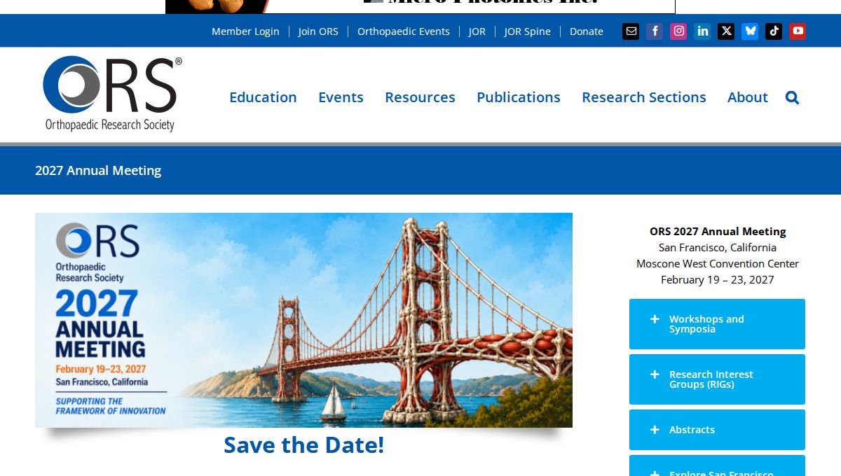 ORS 2027 Annual Meeting
