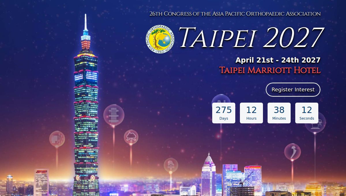 26th Congress of the Asia Pacific Orthopaedic Association