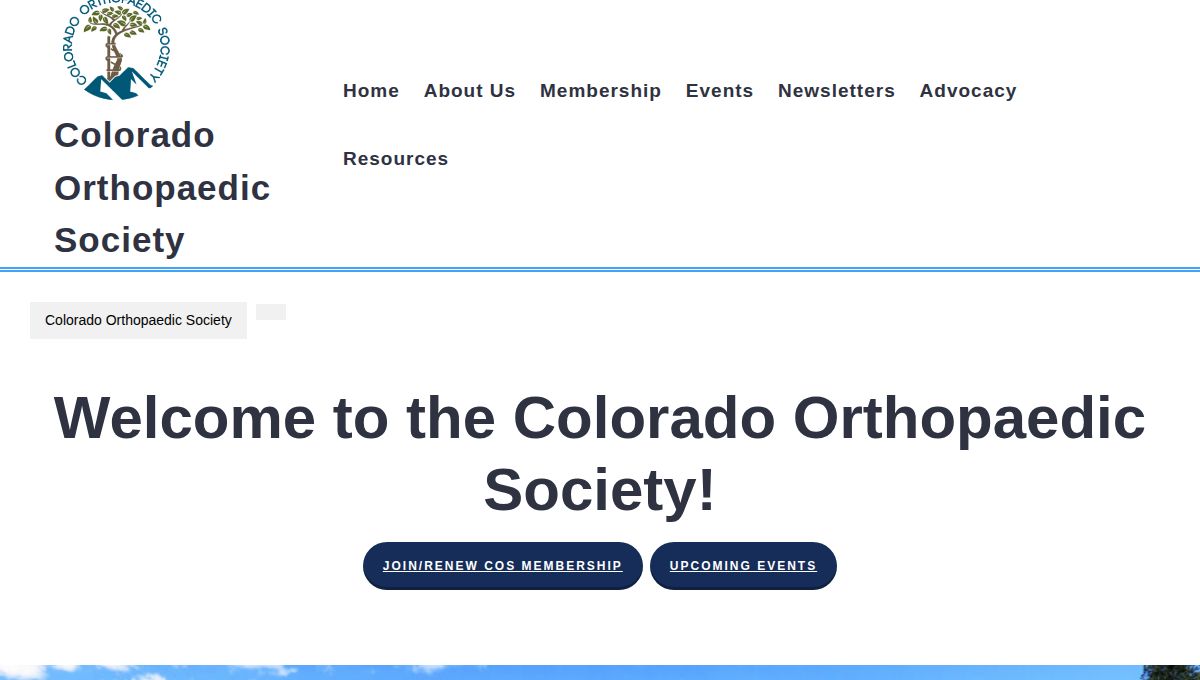 Colorado Orthopaedic Society (COS) Annual Meeting 2027