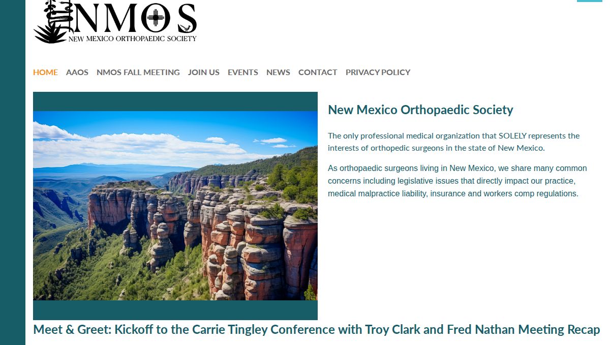 New Mexico Orthopaedic Society Annual Meeting 2026