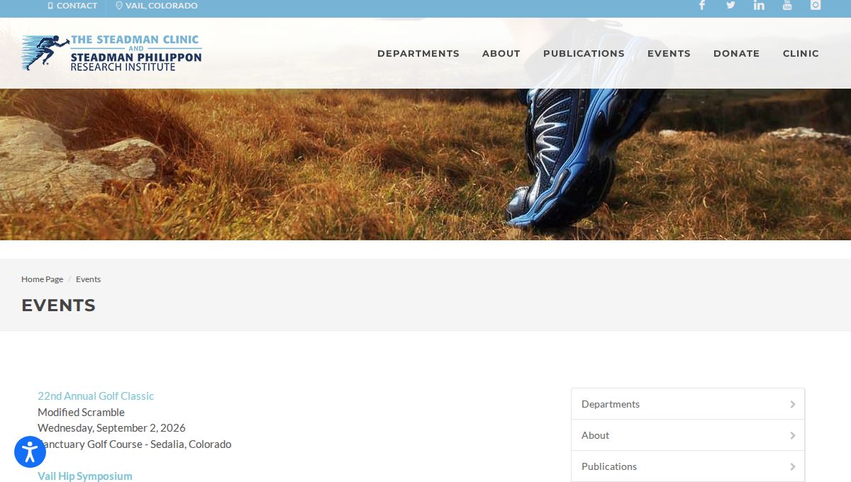 Vail International Complex Knee Symposium (SPRI / Steadman Clinic – annual, dates TBD 2026/2027)