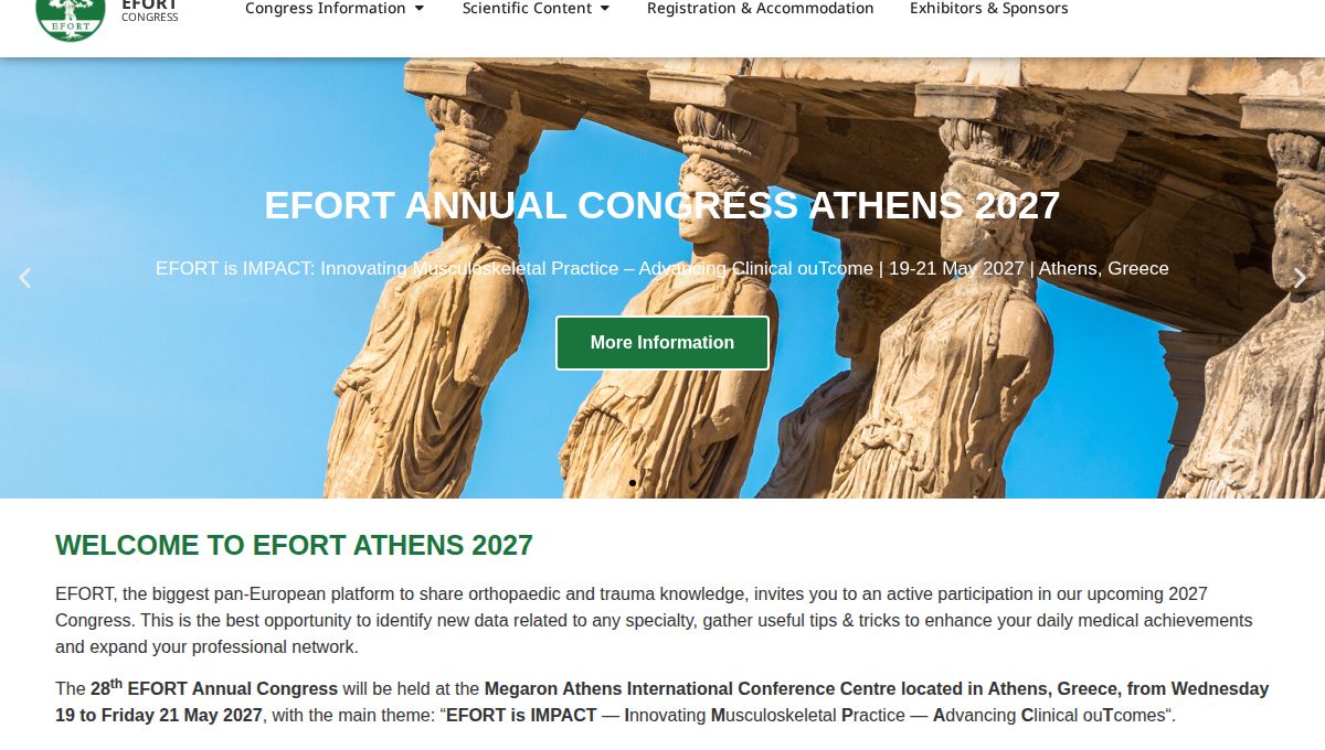 28th EFORT Annual Congress 2027