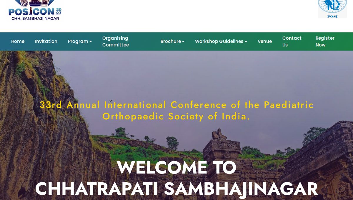 POSICON 2027 - 33rd Annual Conference of the Paediatric Orthopaedic Society of India