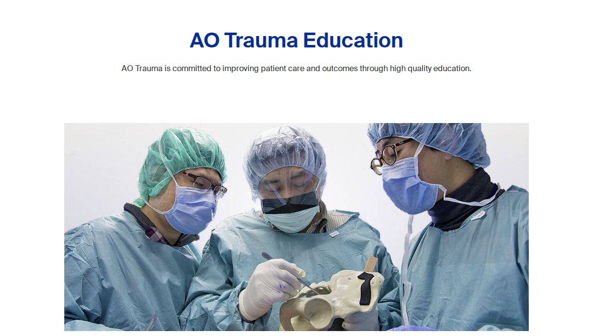 AO Trauma Blended Course I – Principles of Surgical Fracture Management 2026