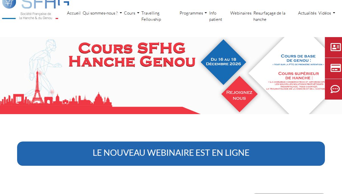 Congrès de la SFHG 2027