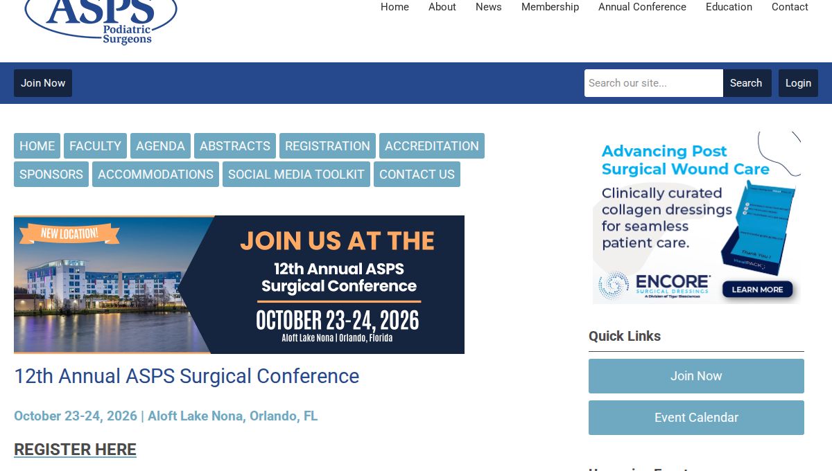 12th Annual ASPS Surgical Conference 2026