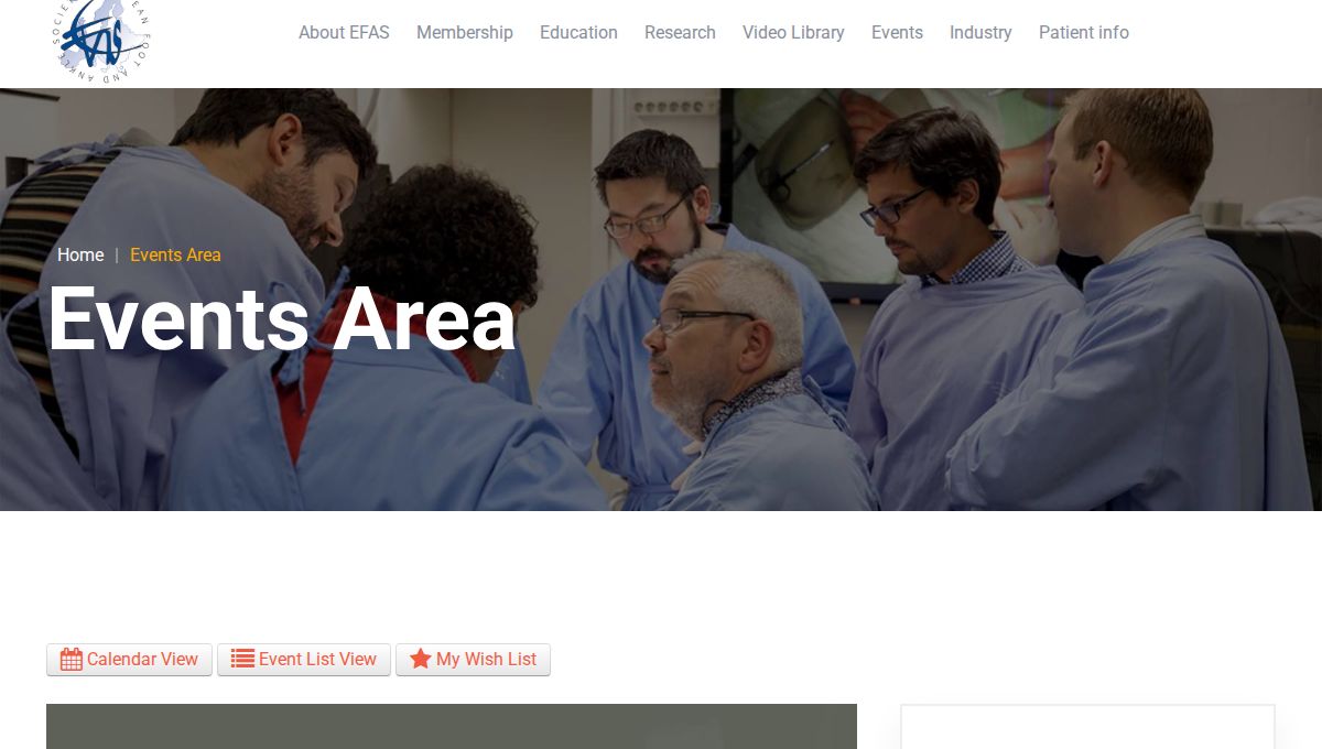 EFAS Hindfoot Specimen Lab Course 2026