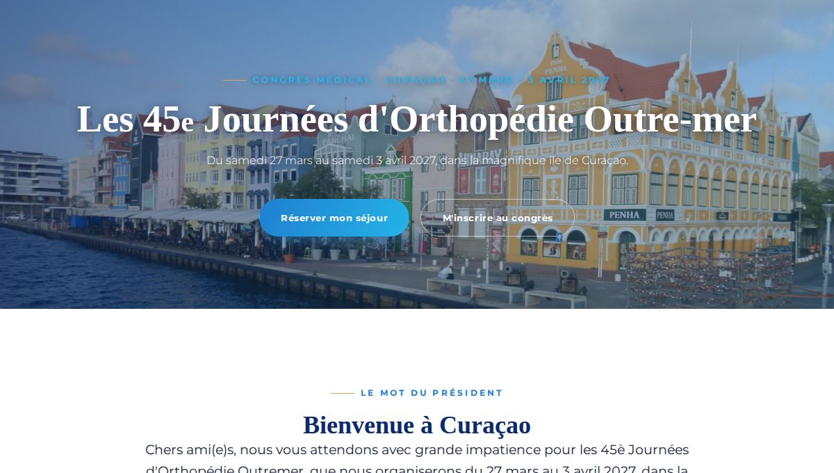 45° Journées d'Orthopédie Outre-mer 2027