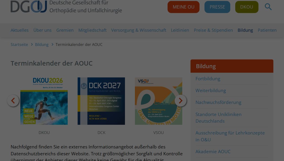 AE-Masterkurs Hüfte mit Live-OP