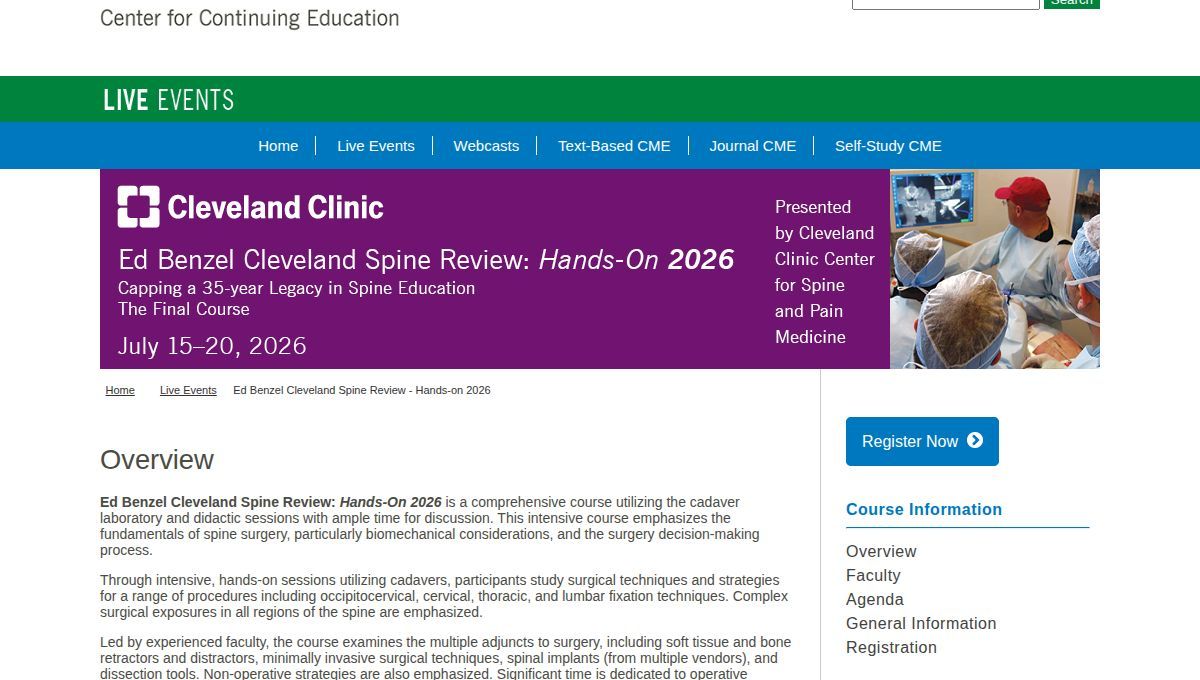 Ed Benzel Cleveland Spine Review: Hands-On 2026