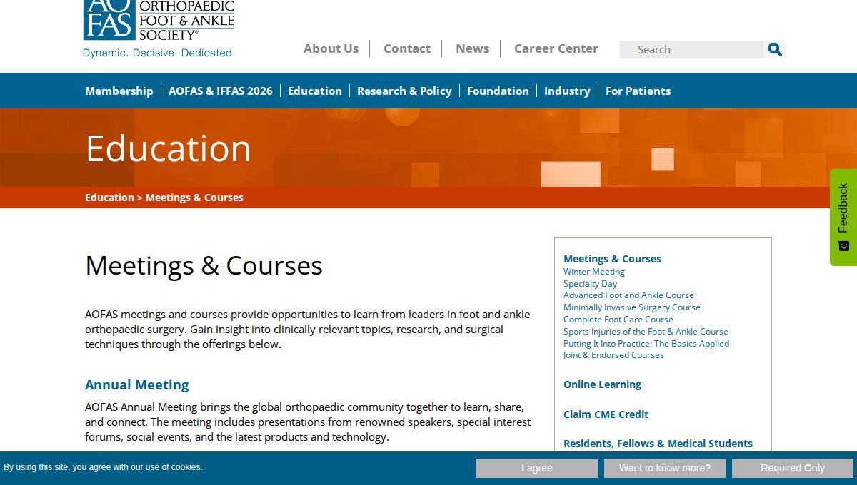 AOFAS Sports Injuries of the Foot & Ankle Course – Naples