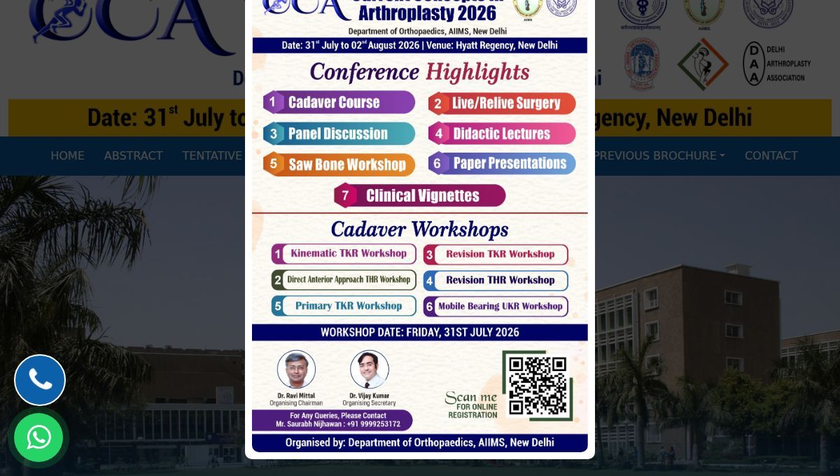 Current Concepts in Arthroplasty 2026 - Conference
