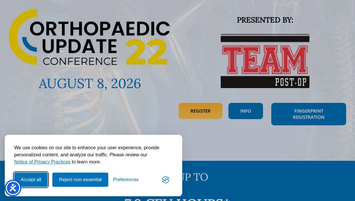 22nd Annual Allied Orthopaedic Update Conference