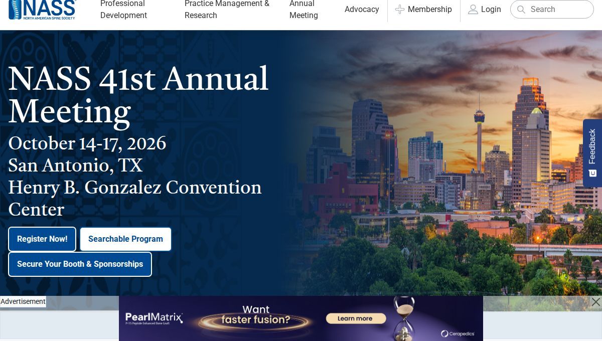 NASS 42nd Annual Meeting 2027