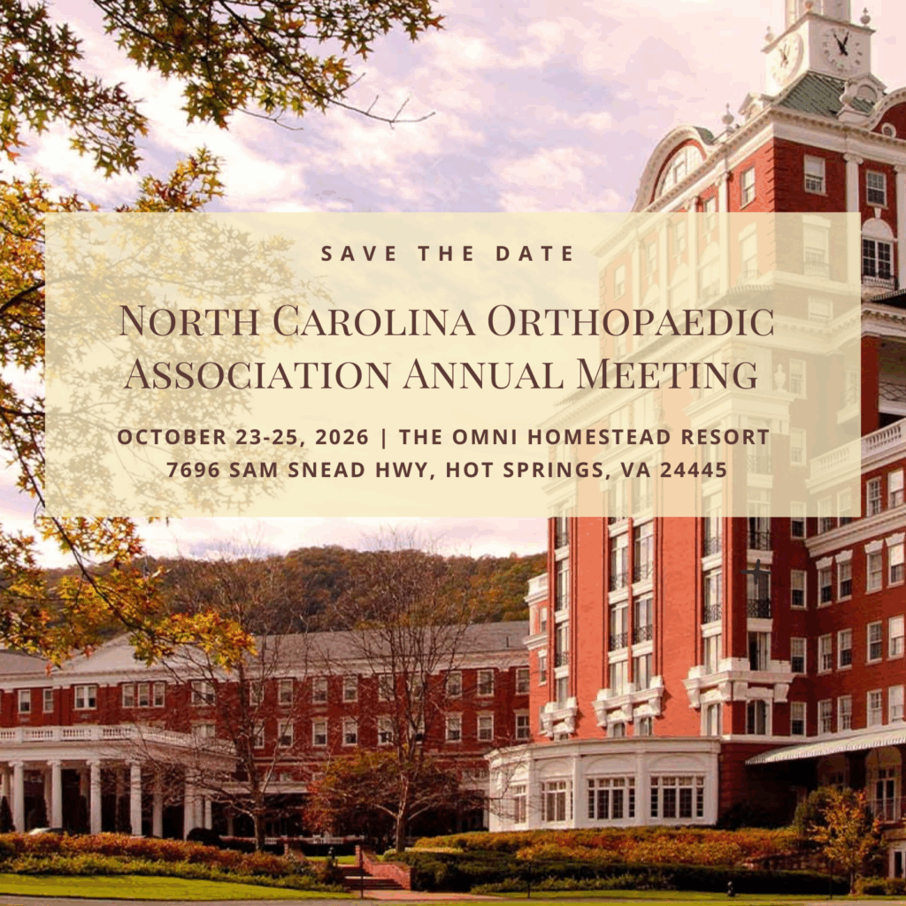 2026 NC Orthopaedic Association Annual Meeting