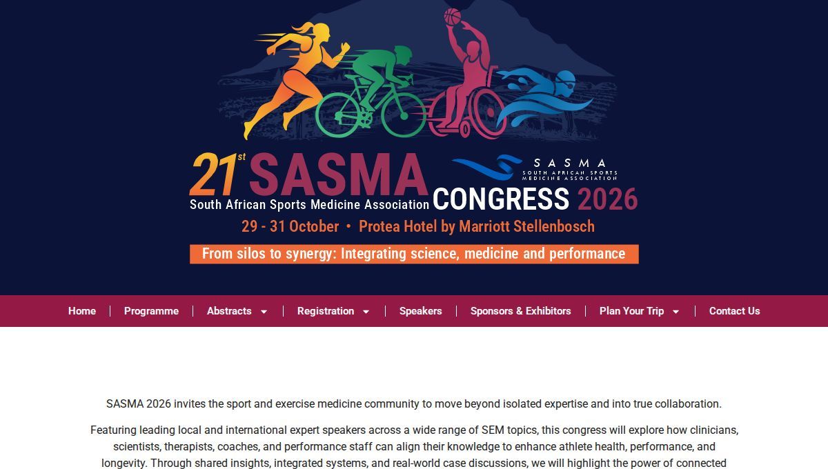 SASMA 2026 / 20th SASMA Congress