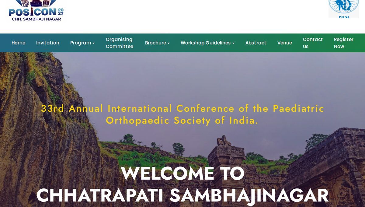 POSICON 2027 - 33rd Annual Conference of the Paediatric Orthopaedic Society of India