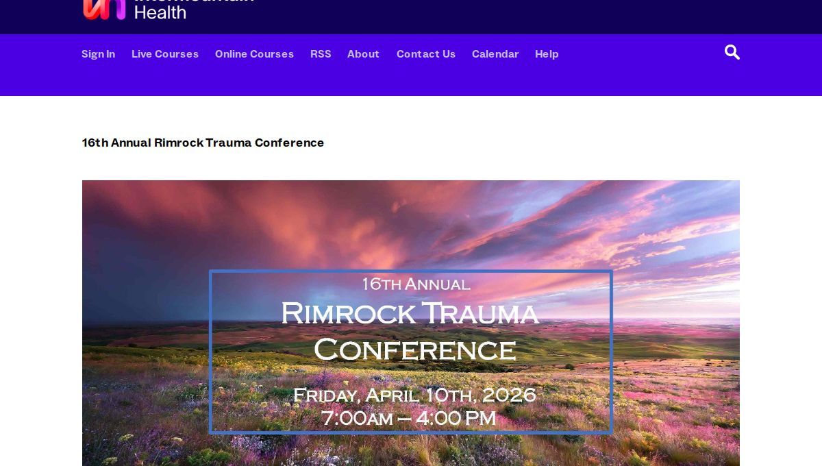 17th Annual Rimrock Trauma Conference 2027