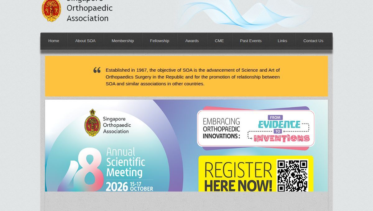 SOA 49th Annual Scientific Meeting 2027