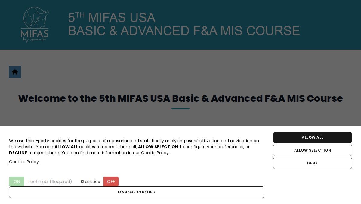 5th MIFAS USA — Basic & Advanced Foot & Ankle MIS Course