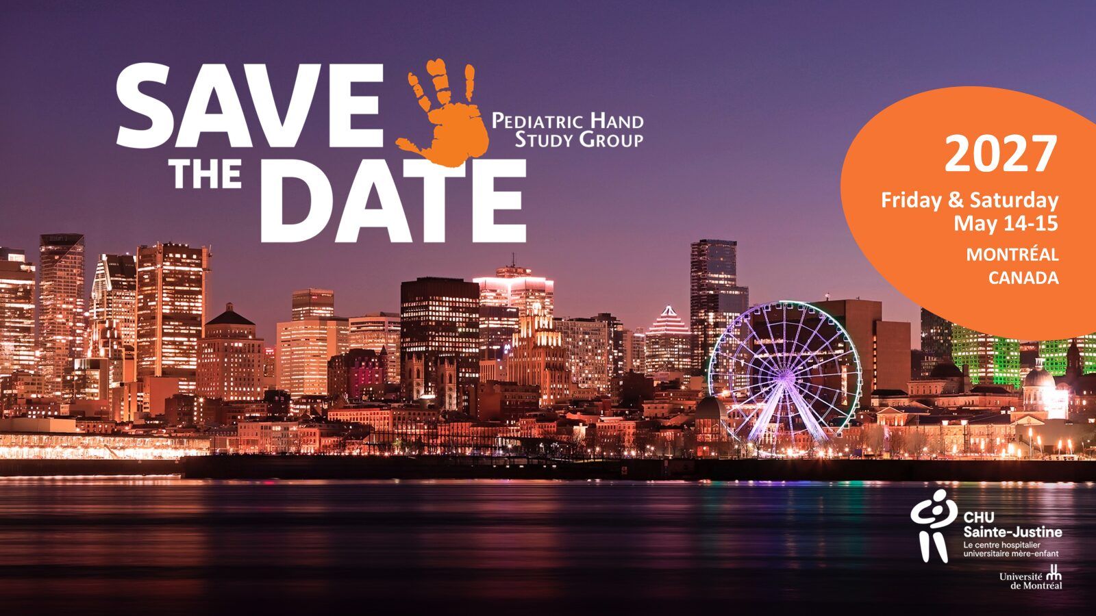 PHSG 2027 Annual Meeting — Pediatric Hand Study Group