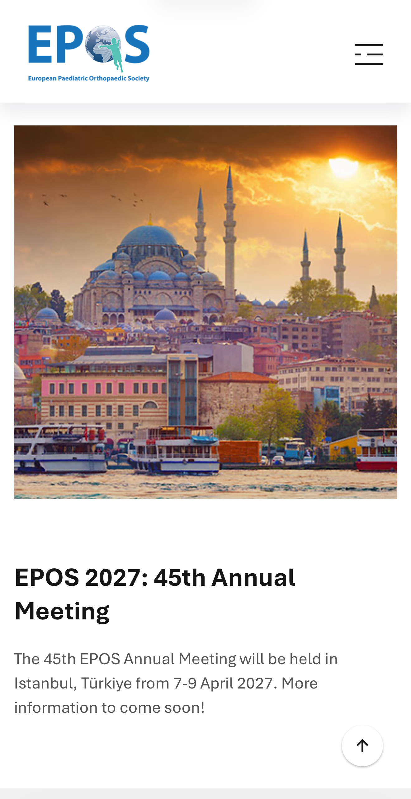 45th EPOS Annual Meeting 2027