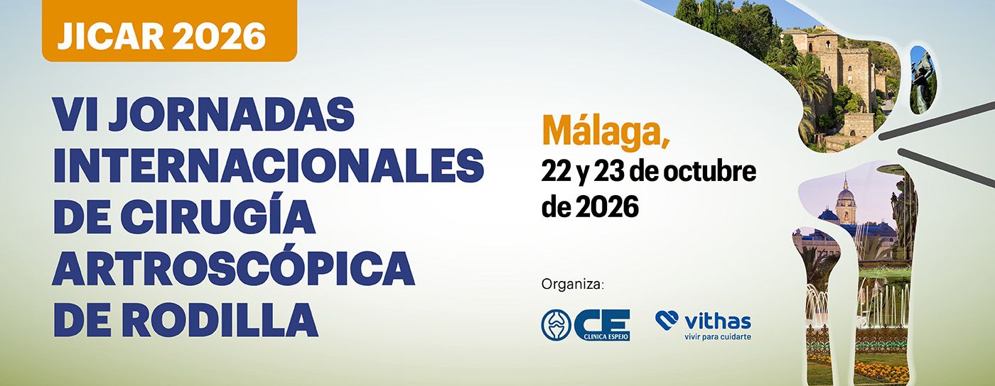 JICAR 2026 – VI Jornadas Internacionales de Cirugía Artroscópica de Rodilla