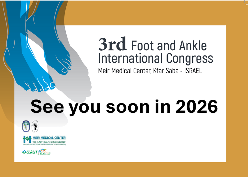 3rd International Foot and Ankle Congress in Israel