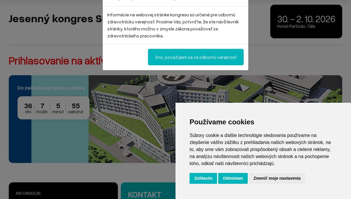 Jesenný kongres SOTS 2026