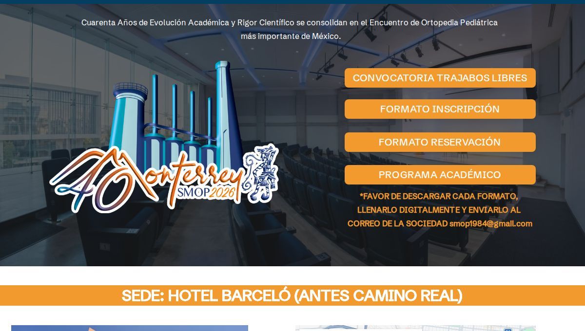 XL Congreso de la Sociedad Mexicana de Ortopedia Pediátrica